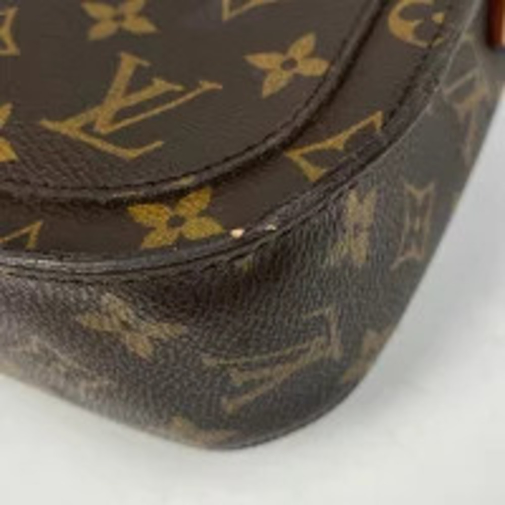 Louis Vuitton Shoulder Cloud Brown Monogram Saint Crossbody Bag Brown